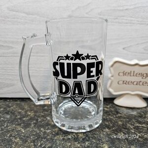Super Dad beer mug